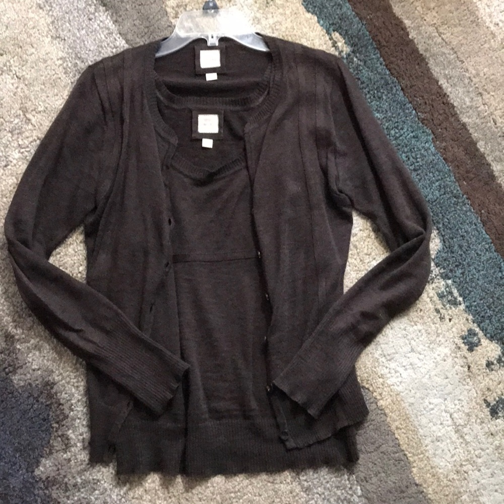 Cardigan sweater set